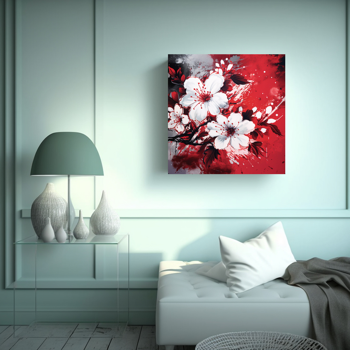 pinturas-decorativas-estilo-neonoir-blanco-y-rojo-con-movimiento-est-tico-en-tela-en-bastidor-1