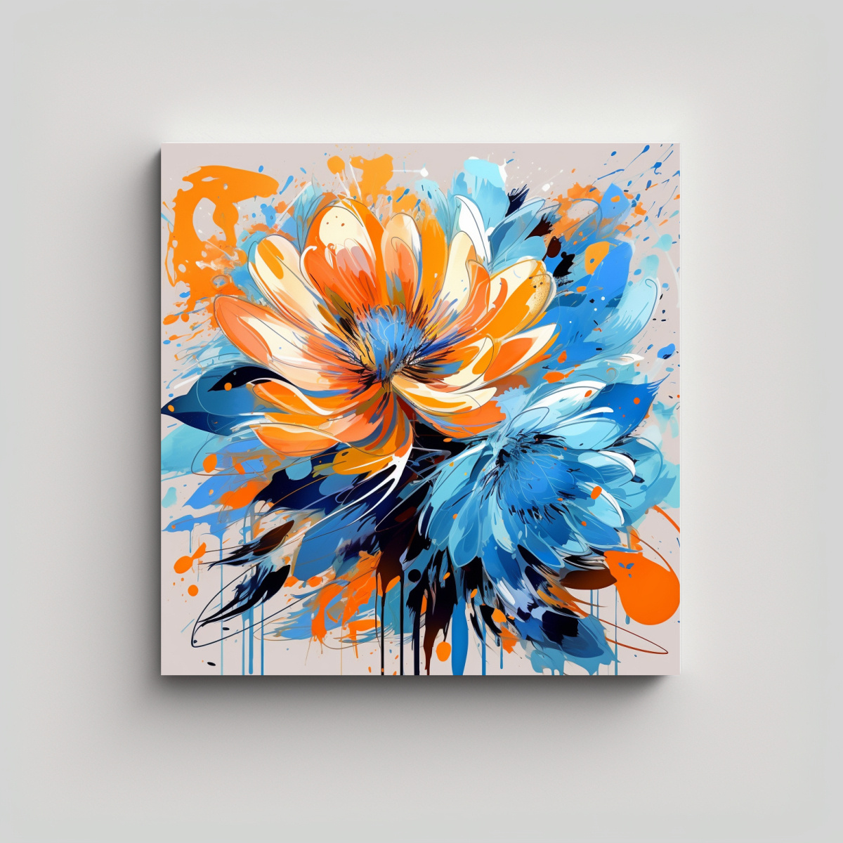 pinturas-decorativas-estilo-neonoir-escena-colores-naranja-y-azul