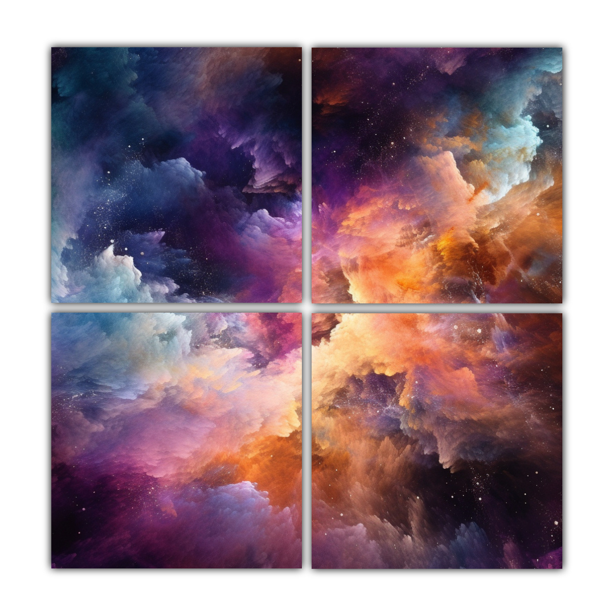 pinturas-decorativas-modernas-cuatro-lienzos-culturar-un-escenario-celestial-de-ensue-o-al-estilo-de-jacqueline-hump