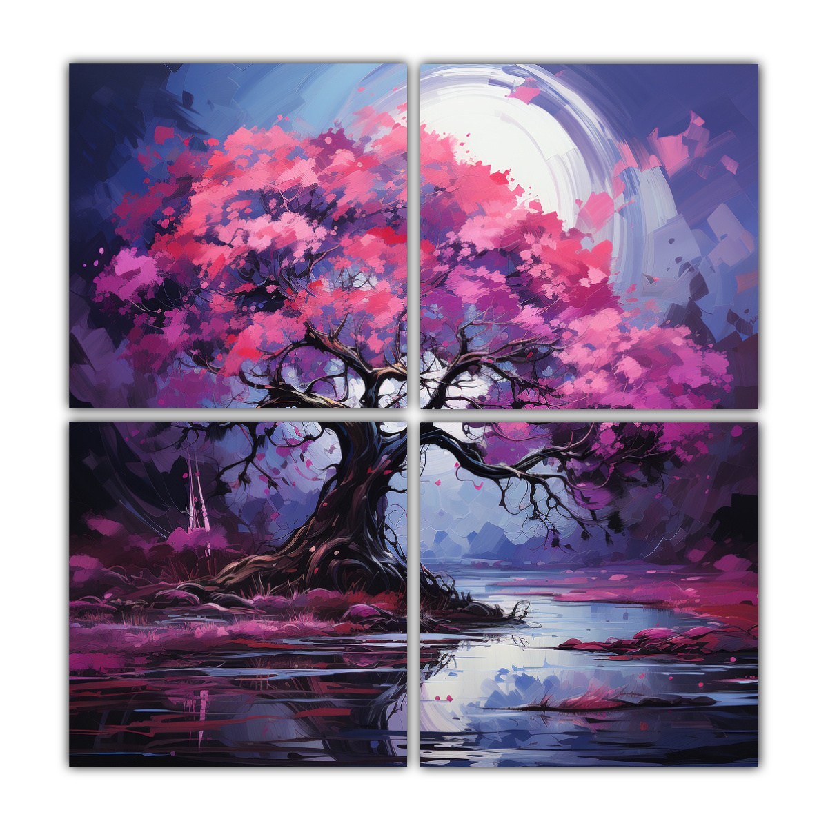 pinturas-decorativas-modernas-de-lienzo-willow-tree-en-colores-p-rpura-y-negro-con-atm-sfera-neonoir