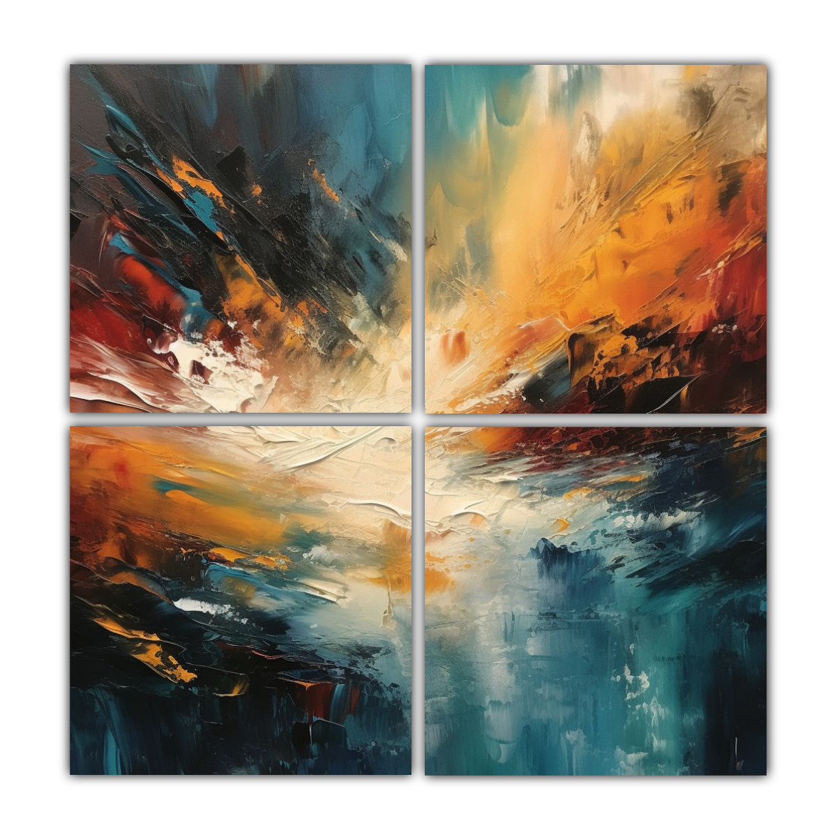 pinturas-decorativas-modernas-en-multicolor-sentimientos-unidos-a-trav-s-de-miles-de-millas