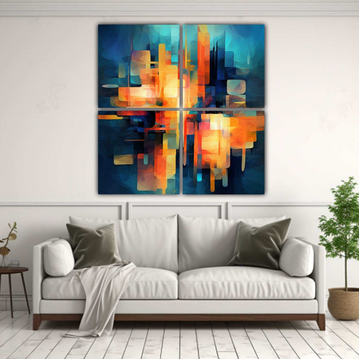 pinturas-decorativas-multicolores-abstractas-digitales-en-4-lienzos-para-visualizar-un-trabajo-despu-s-de-un-descanso-1