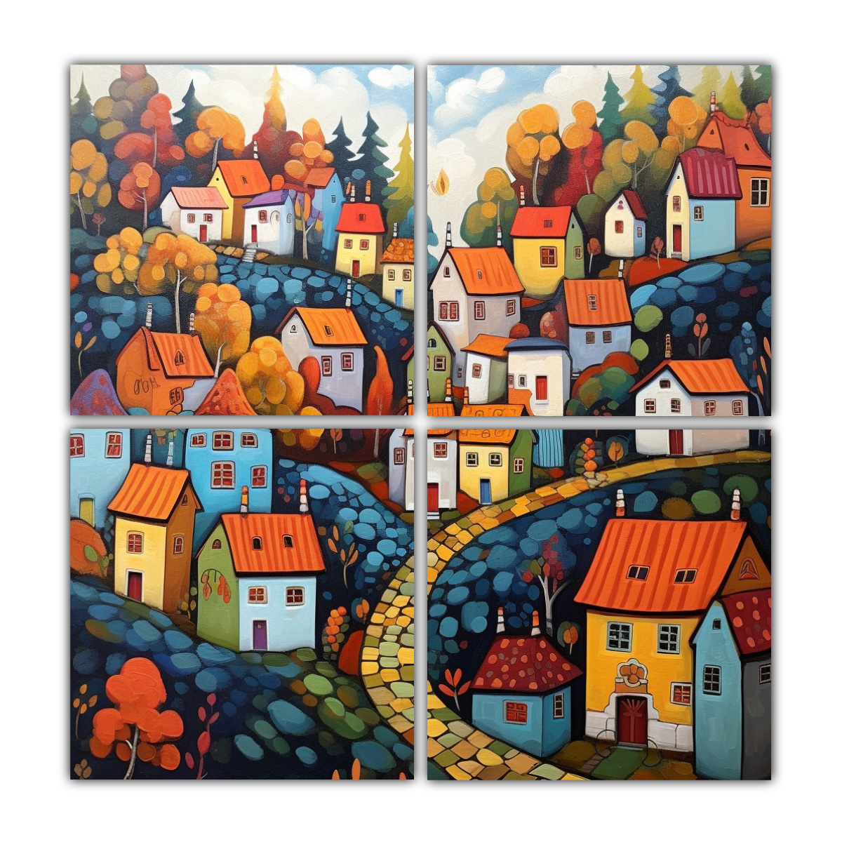 pinturas-decorativas-originales-estilo-pueblo-pintura-original-