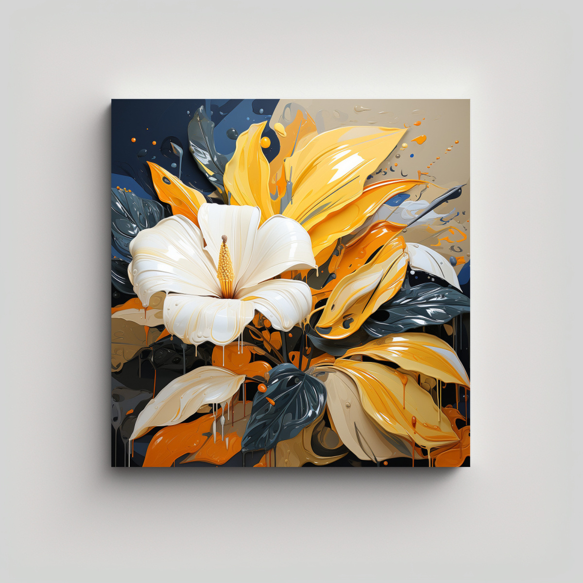 pinturas-modernas-de-intensidad-con-hojas-de-pl-tano-en-amarillo-y-blanco-atmosfera-neonoir