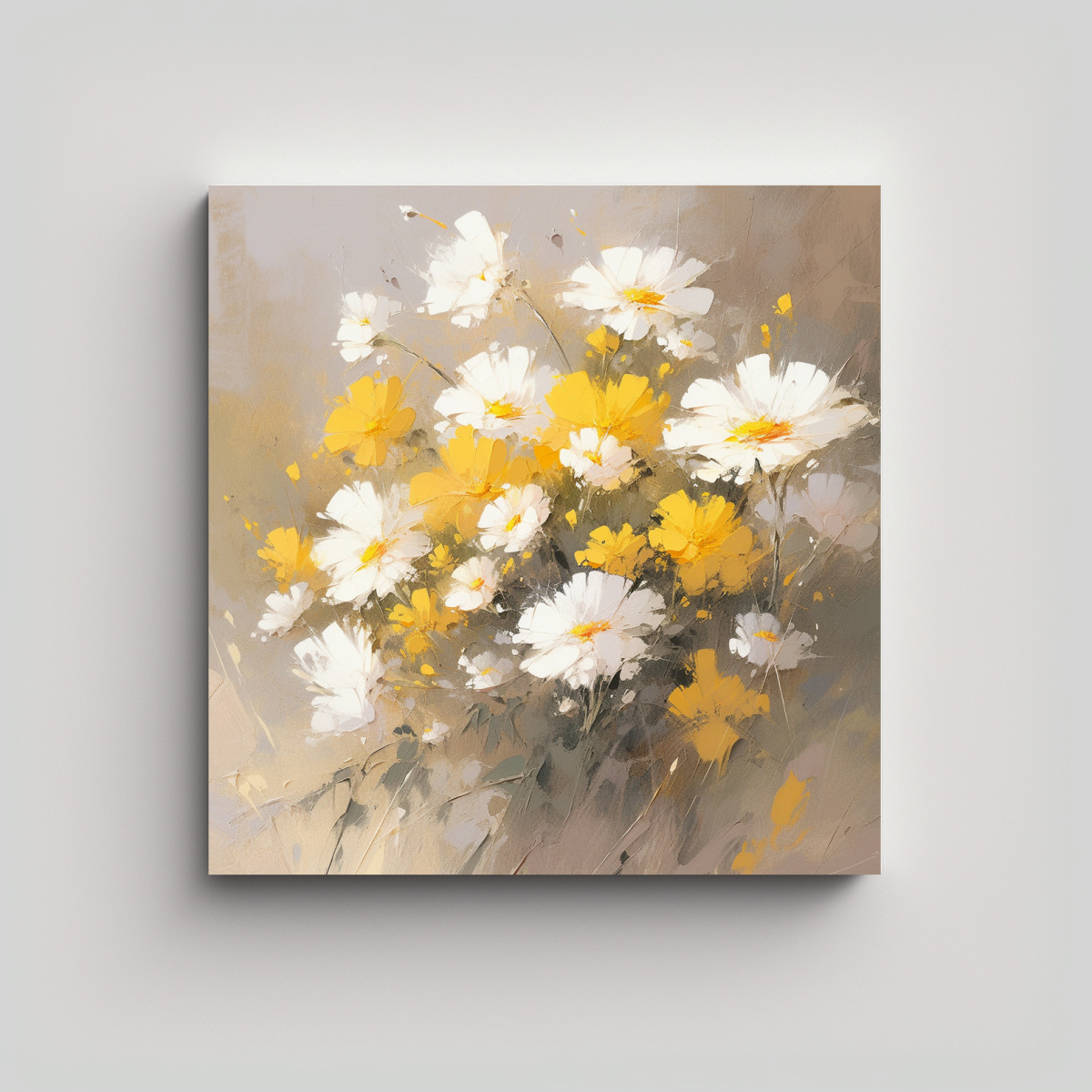 tela-en-bastidor-creativa-sim-trica-pintura-de-flores-amarillas-y-blancas-en-lienzo-en-decoraci-n-de-pinturas