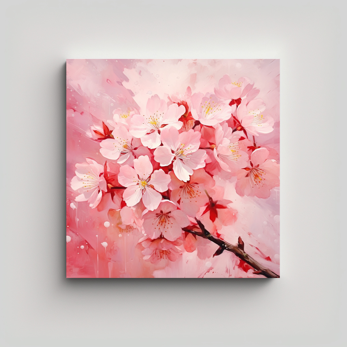 tela-en-bastidor-cuadrado-living-a-cherry-blossom-red-pink-abstract-art