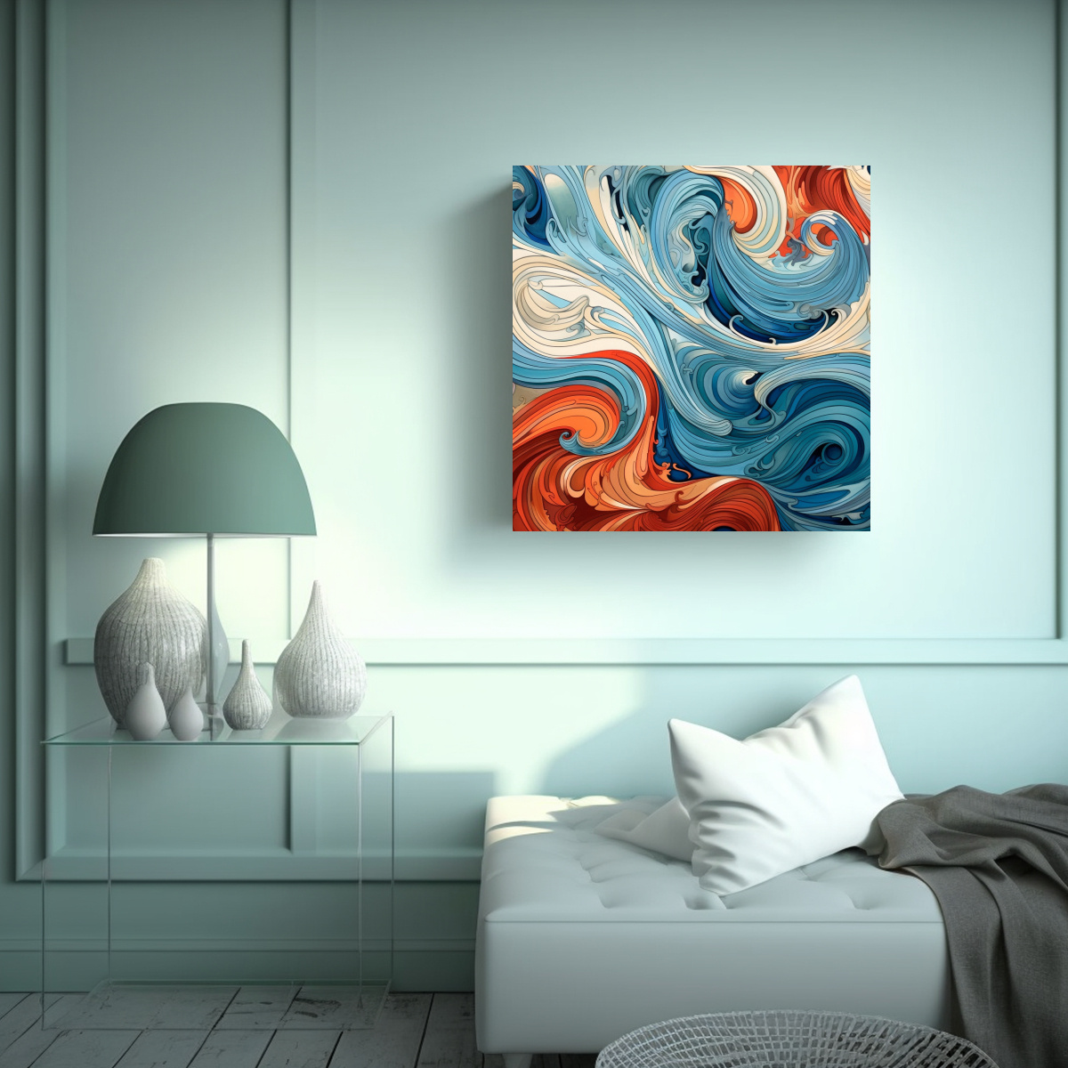 tela-en-bastidor-dibujo-intenso-de-olas-y-agua-1