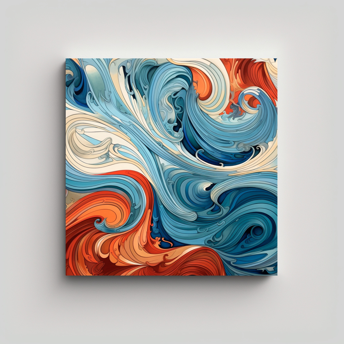 tela-en-bastidor-dibujo-intenso-de-olas-y-agua