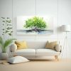 arte-de-pared-abstracto-de-un-rbol-de-manglar-en-verde-y-blanco-1