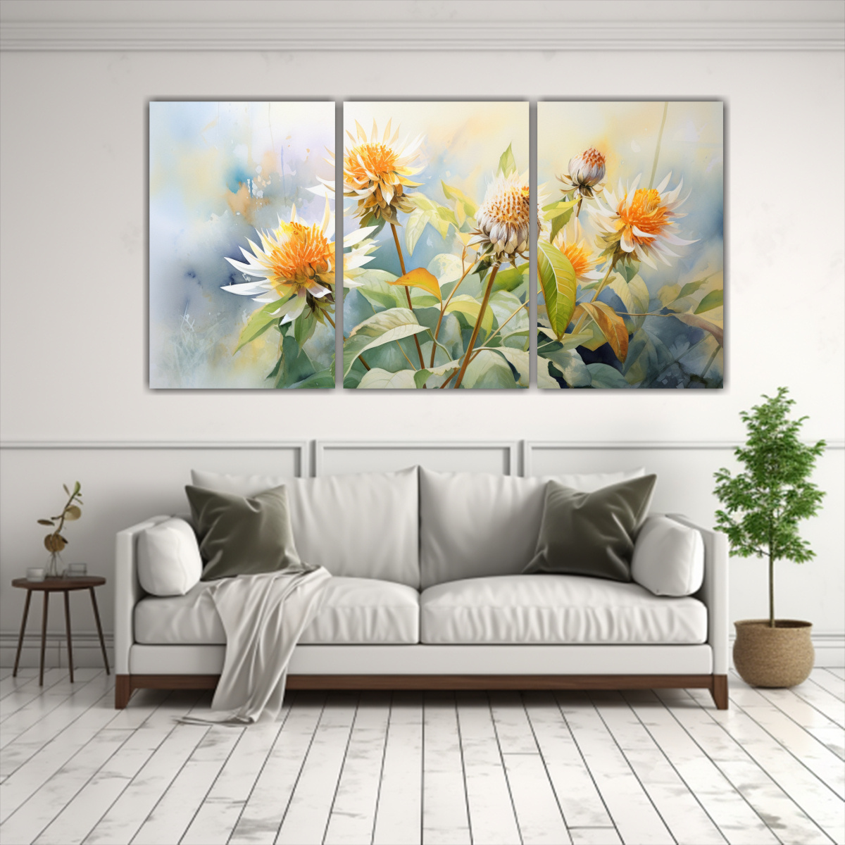 arte-de-pared-abstracto-en-colores-pastel-de-flores-de-alcachofa-de-jerusal-n-1