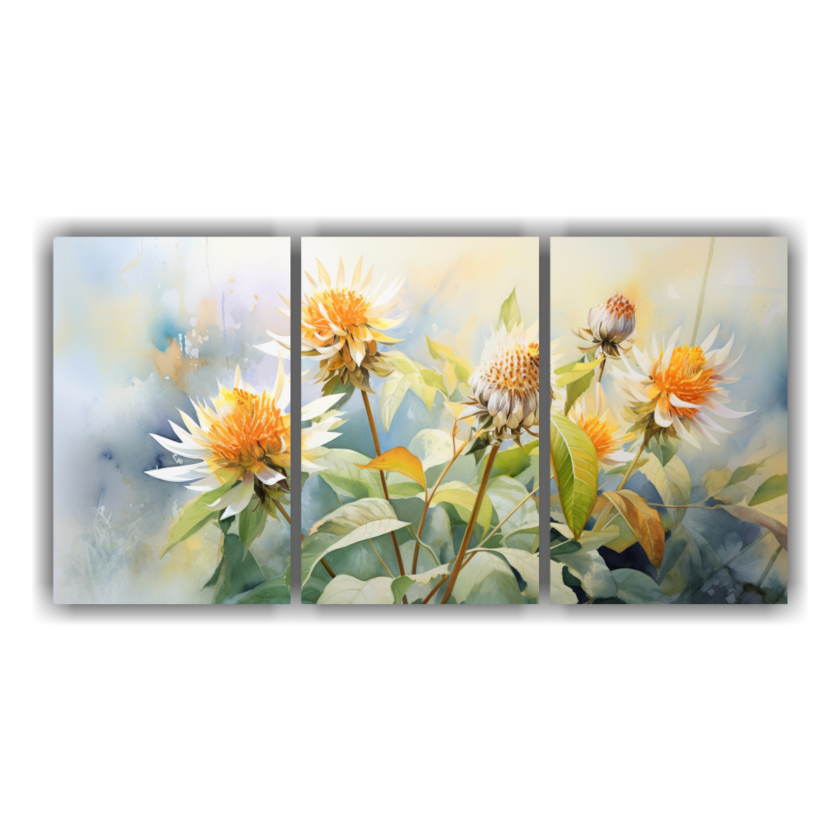 arte-de-pared-abstracto-en-colores-pastel-de-flores-de-alcachofa-de-jerusal-n