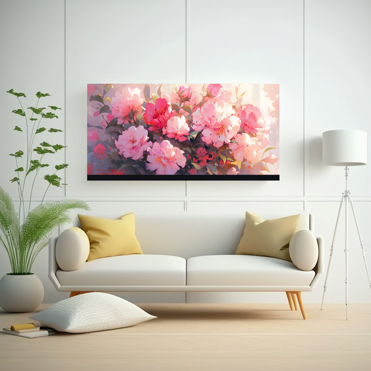 arte-de-pared-flor-magenta-en-lienzo-estilo-est-tico-1