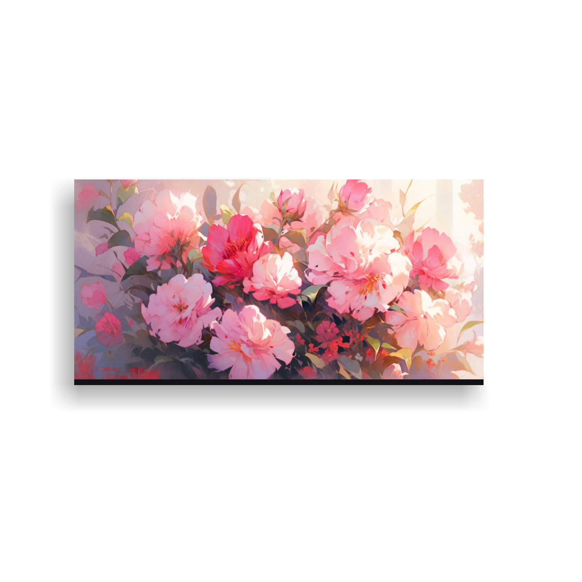 arte-de-pared-flor-magenta-en-lienzo-estilo-est-tico