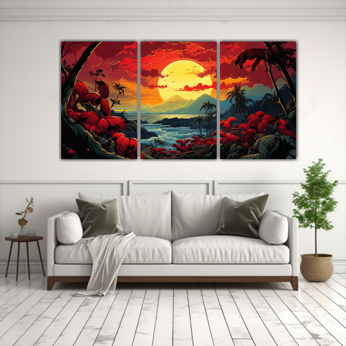 artes-de-pared-fotograf-a-bosquejo-banano-rojo-neonoir-neo-pop-1