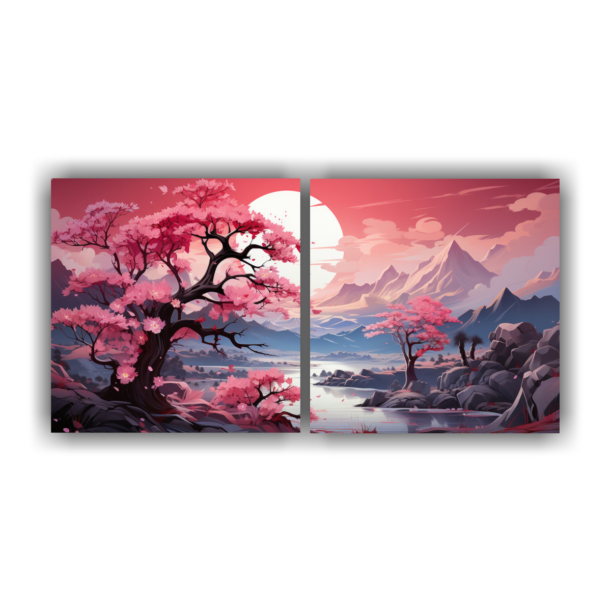 artes-de-pared-imagen-escenario-rbol-en-blanco-y-rosa-atm-sfera-neonoir