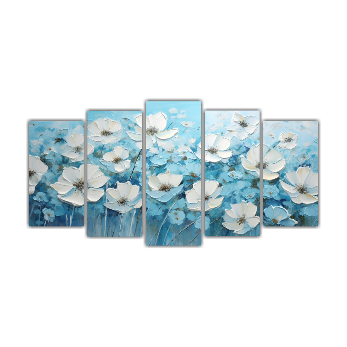 artes-de-pared-impresas-de-flores-en-colores-cian-estilo-poder-a