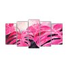 artes-de-pared-monstera-leaves-en-colores-rosados-neonoir