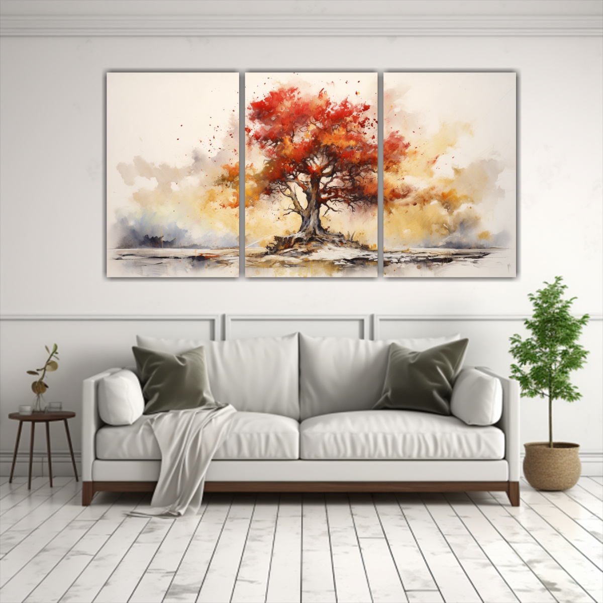 artes-de-pared-vintage-composici-n-din-mica-rbol-de-roble-rojo-y-dorado-pintura-abstracta-en-acuarela-1