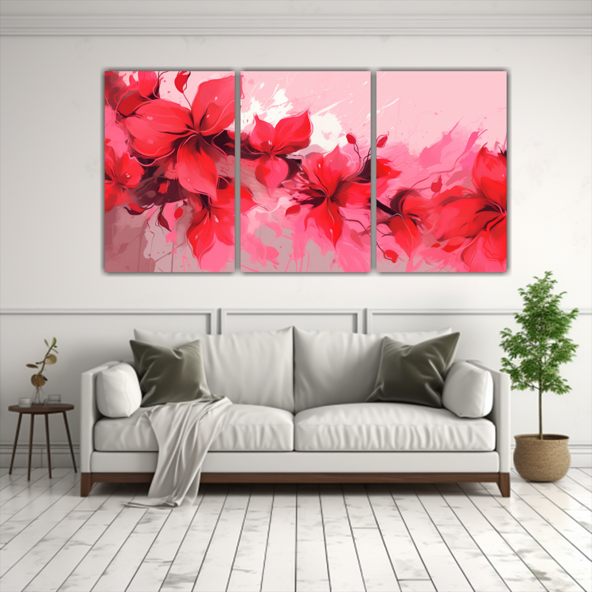 conjunto-3-artes-pared-belleza-red-y-pink-estilo-neonoir-1