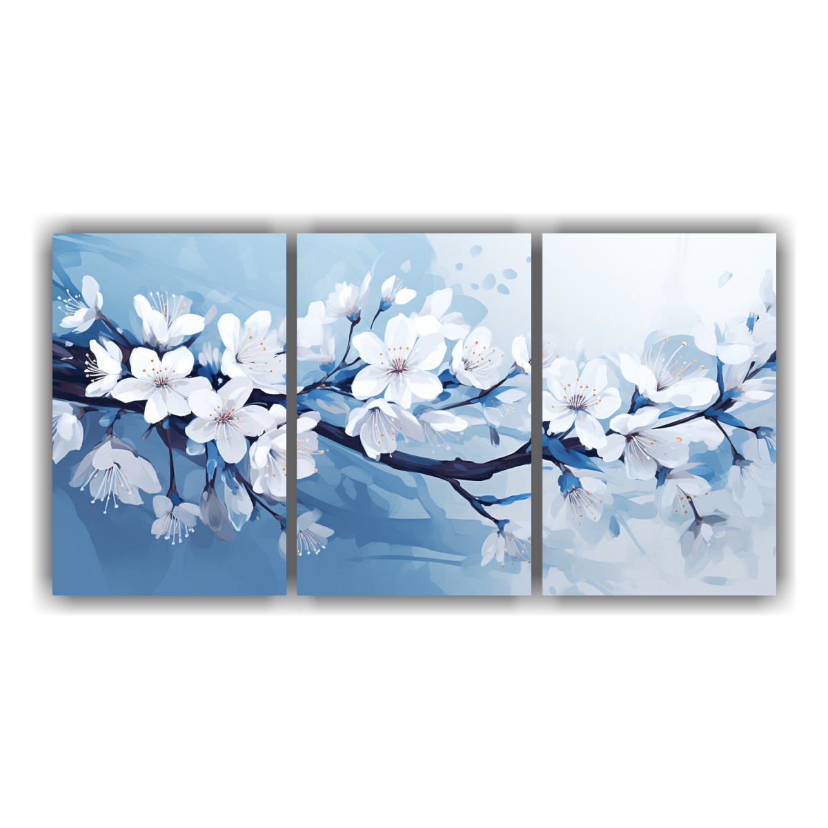 conjunto-3-lienzos-expresividad-rbol-cerezo-blanco-y-azul-atm-sfera-neonoir