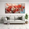 conjunto-3-telas-bastidor-moderno-oficina-rojo-y-naranja-flores-pintura-lienzo-1