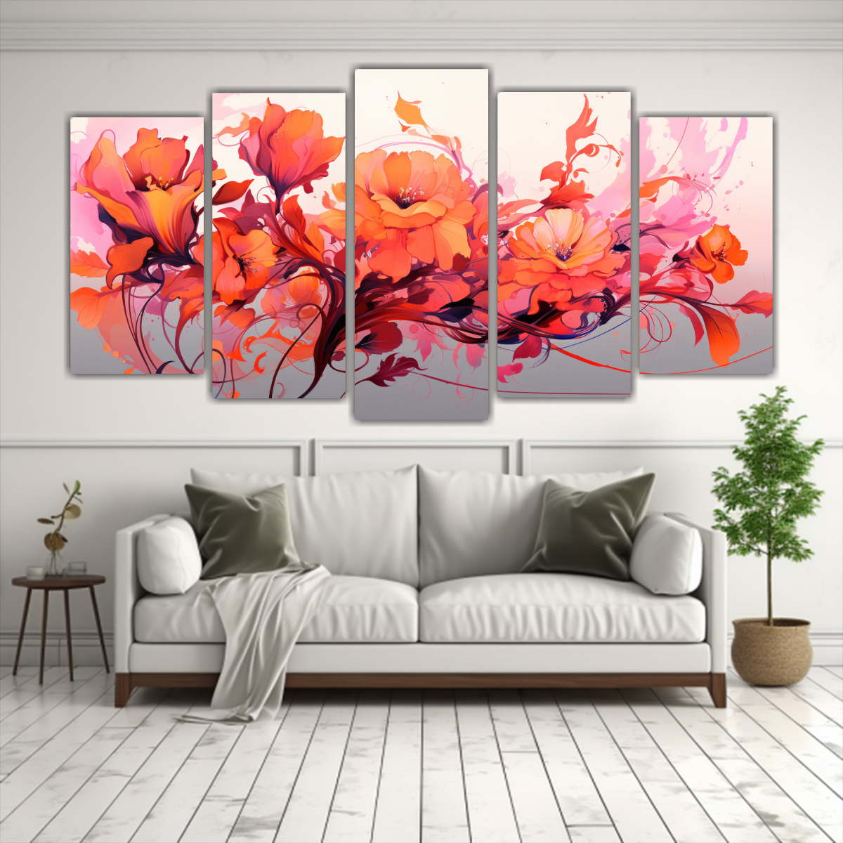 conjunto-5-artes-tonos-composici-n-naranja-y-rosa-atm-sfera-neonoir-estilo-pinturas-decorativas-1