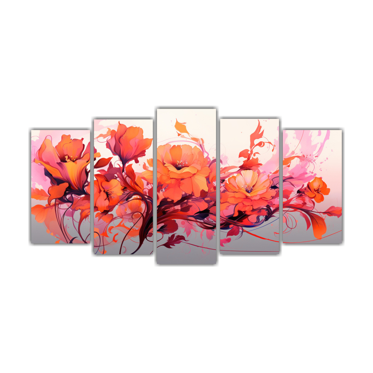 conjunto-5-artes-tonos-composici-n-naranja-y-rosa-atm-sfera-neonoir-estilo-pinturas-decorativas