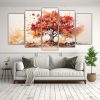 conjunto-5-lienzos-tem-tica-rbol-roble-rojo-y-dorado-pintura-abstracta-acuarela-1