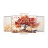 conjunto-5-lienzos-tem-tica-rbol-roble-rojo-y-dorado-pintura-abstracta-acuarela