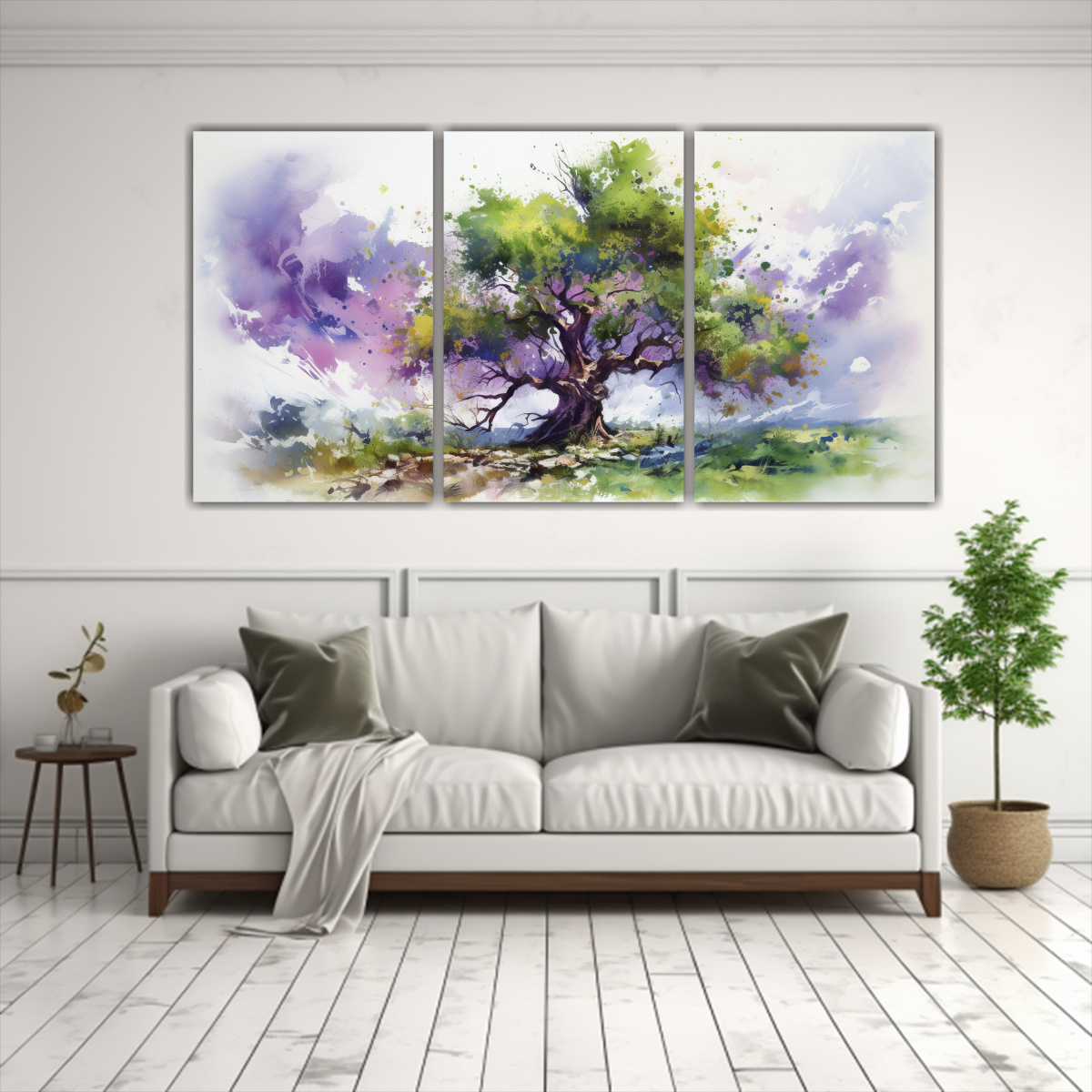 conjunto-de-3-lienzos-de-tela-reflejo-de-un-roble-verde-y-p-rpura-pintura-abstracta-acuarela-1