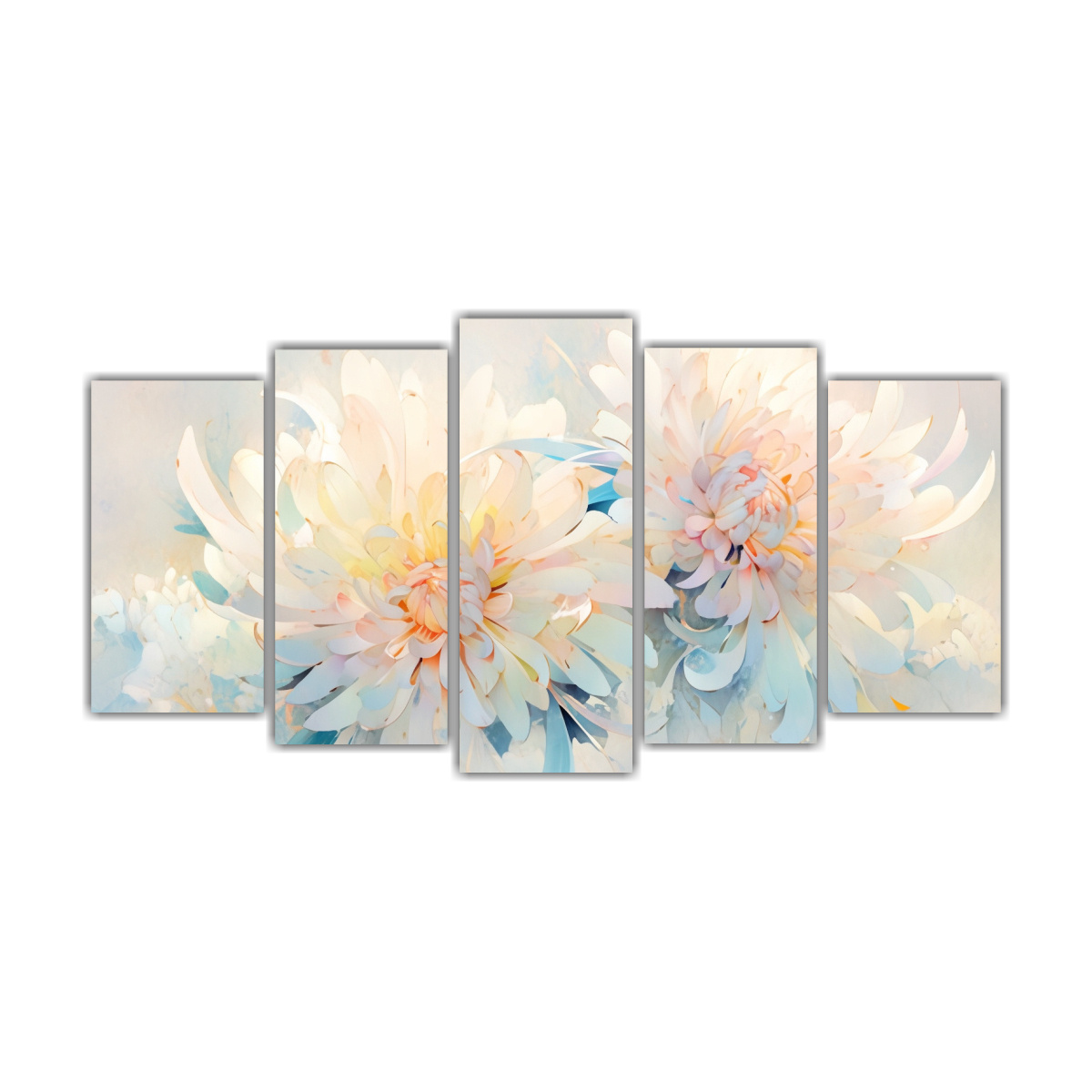 conjunto-de-5-cuadros-conceptuales-impresionantes-de-crisantemos-en-acuarela
