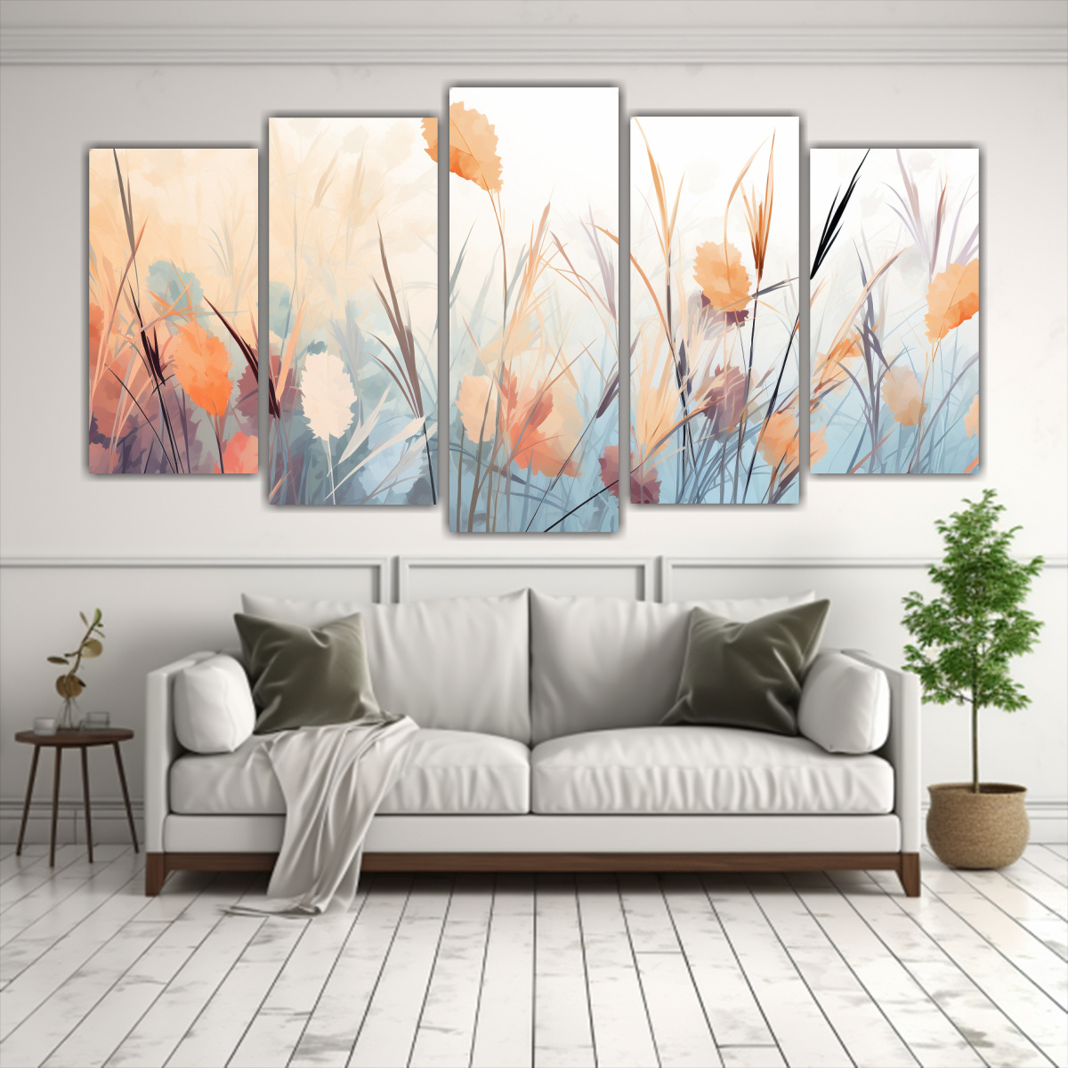 conjunto-de-5-cuadros-imagen-exposici-n-de-ca-as-de-reed-en-tonos-apagados-atmosfera-neonoir-neo-pop-1