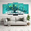 conjunto-de-5-cuadros-movimiento-duradero-en-rbol-forestal-en-colores-verde-y-turquesa-atmosfera-neonoir-1