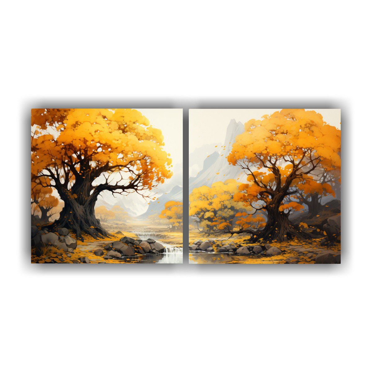 conjunto-de-lienzos-de-inspiraci-n-actuales-en-colores-amarillo-y-naranja-con-pintura-abstracta-de-rbol-banyan