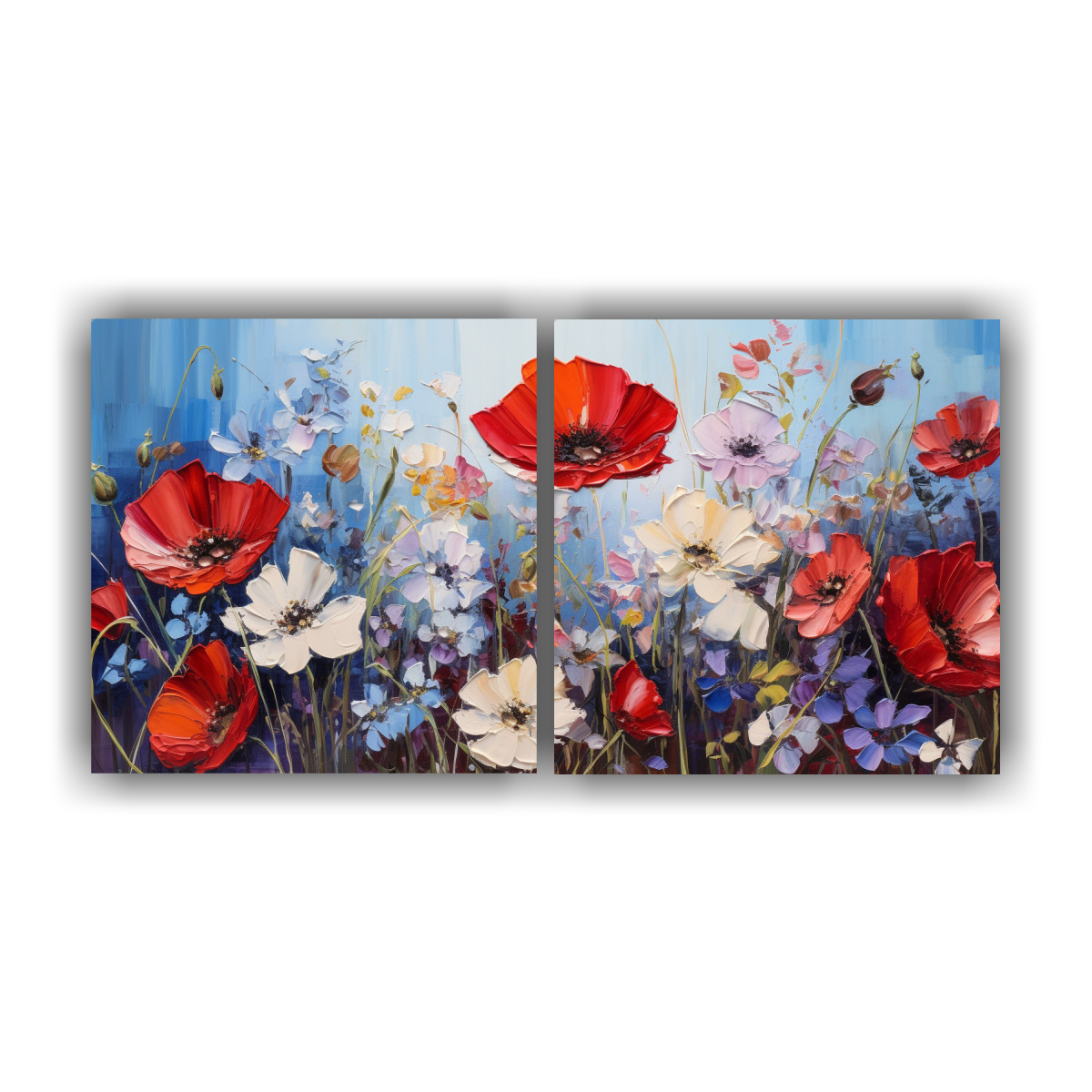 conjunto-de-telas-en-bastidor-de-decoraci-n-con-flores-rojas-y-azules-en-bastidor-de-madera