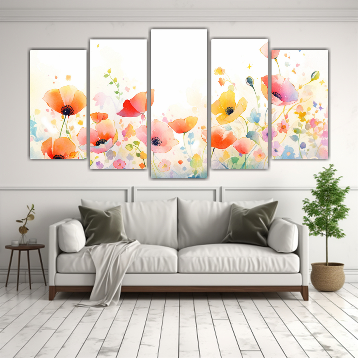 cuadro-abstracto-acuarela-poppies-rainbow-moderno-colorido-1