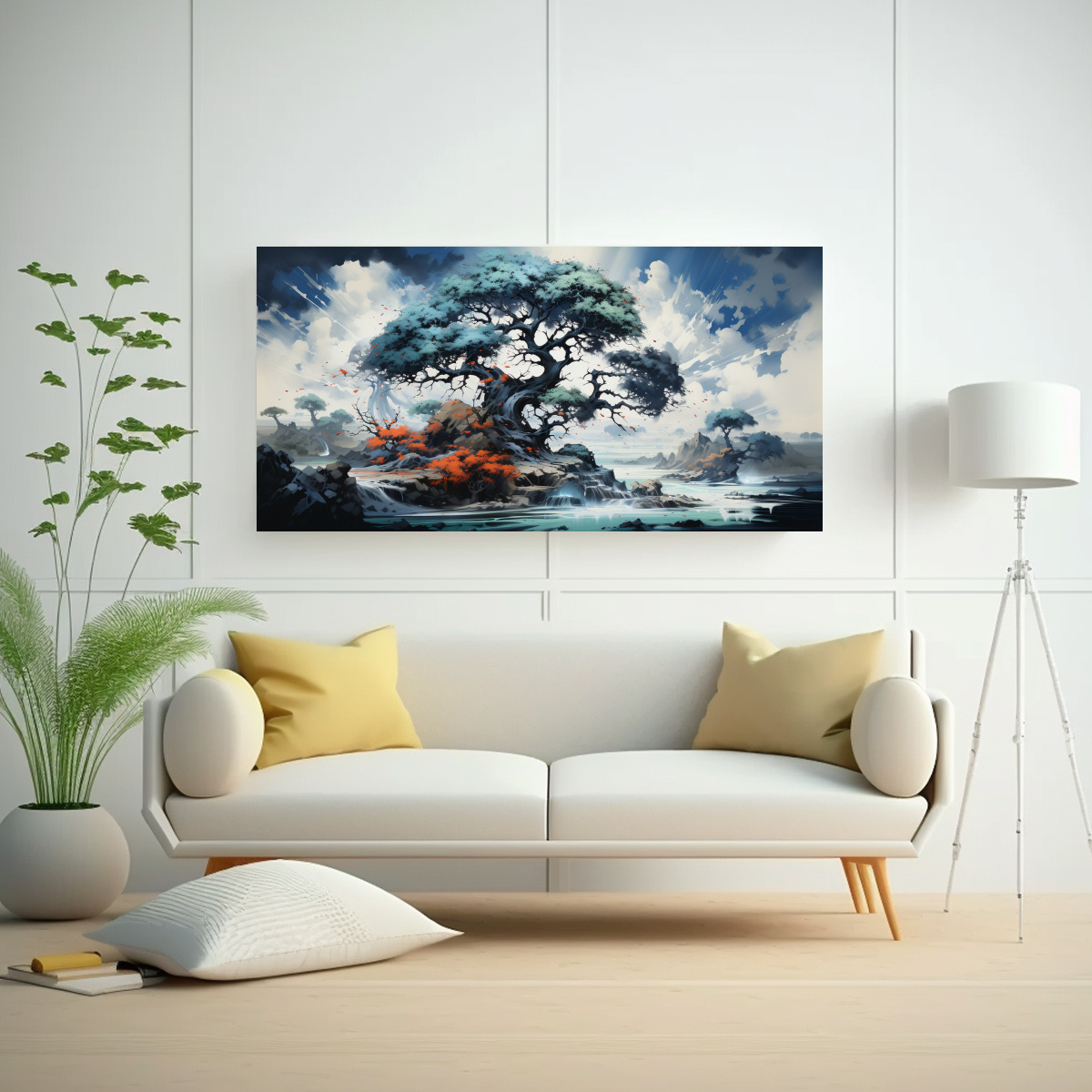 cuadro-abstracto-colores-m-sticos-rbol-bons-i-turquesa-y-negro-1