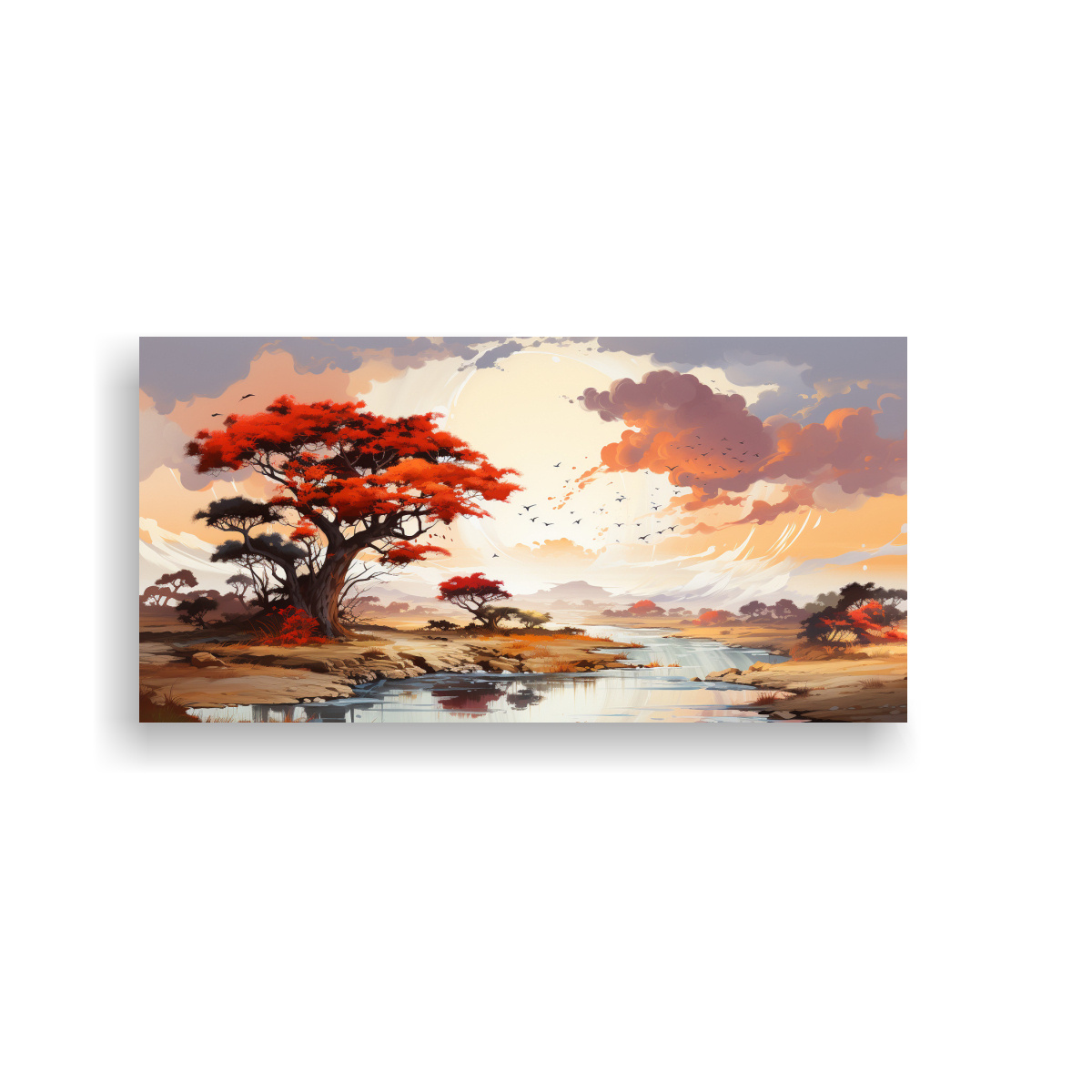 cuadro-abstracto-de-belleza-natural-en-colores-rojo-y-naranja-con-rbol-de-acacia-