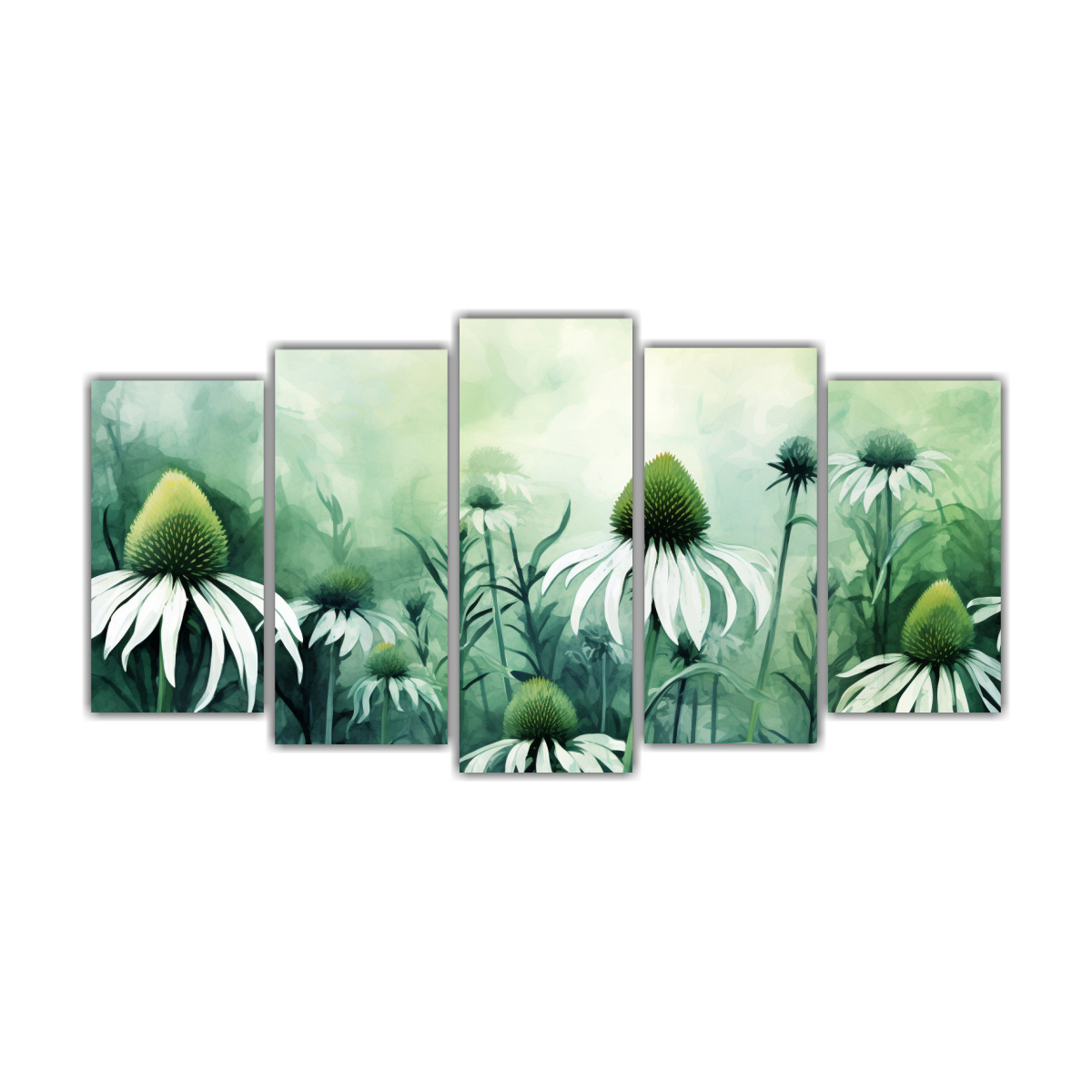 cuadro-abstracto-de-flores-con-margaritas-verdes-y-blancas-de-atm-sfera-neonoir-