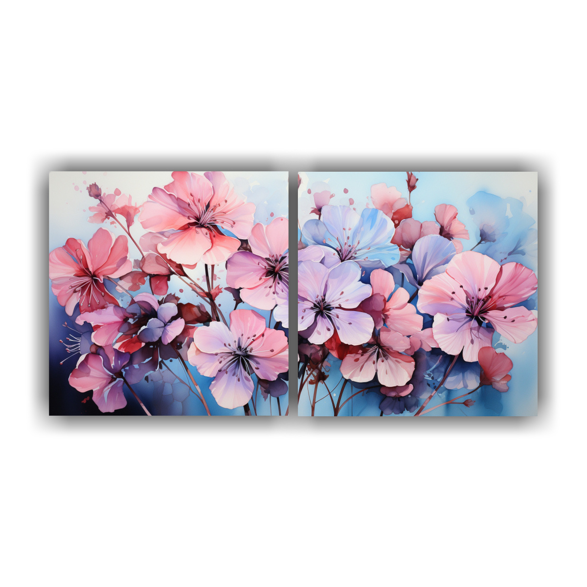 cuadro-abstracto-de-flores-de-geranio-en-colores-rosa-y-azul-tama-o-intenso-de-patr-n-dos-canvas