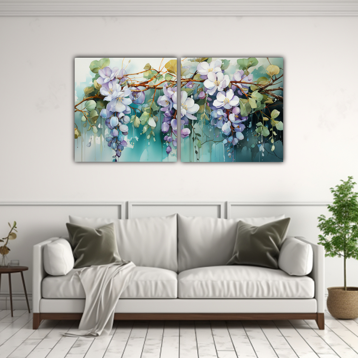 cuadro-abstracto-de-pintura-verde-y-dorado-con-flores-de-glicinias-para-decoraci-n-de-dos-artes-1