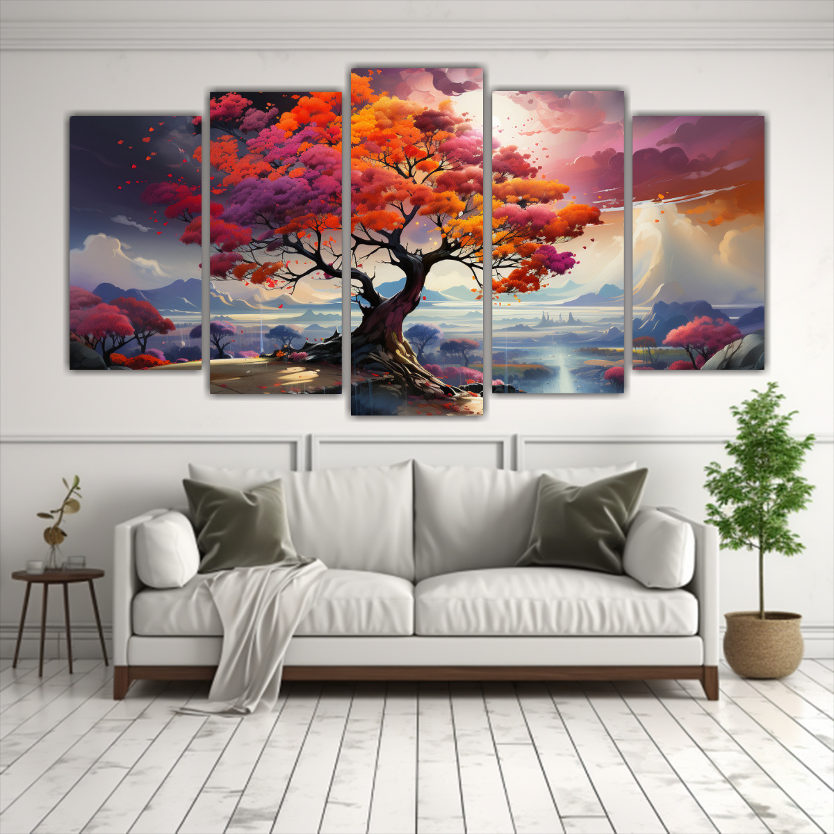 cuadro-abstracto-en-acuarela-bastidor-abstracci-n-alegr-a-a-bonsai-tree-colores-del-arco-iris-1-1