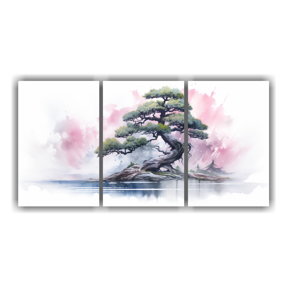 cuadro-abstracto-estilo-galer-a-con-composiciones-de-rbol-de-pino-bons-i-en-colores-blanco-y-rosa