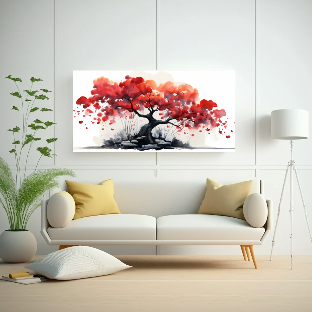 cuadro-abstracto-estilo-galer-a-ginkgo-biloba-bons-i-en-colores-rojo-y-negro-1