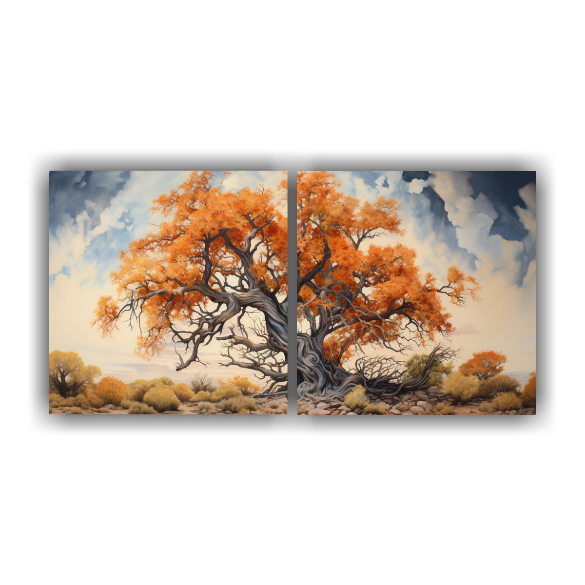 cuadro-abstracto-moderno-de-dos-lienzos-con-rbol-de-algodonero-pintado-al-leo