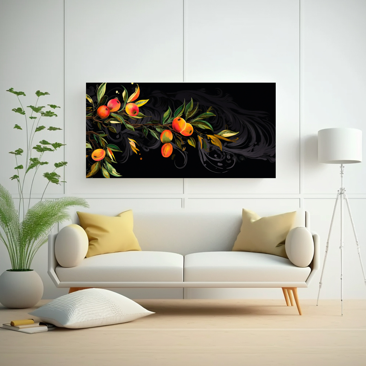 cuadro-creativa-regalo-de-rbol-de-mango-en-colores-negros-atmosfera-neonoir-neo-pop-1