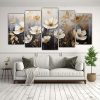 cuadro-cuadro-belleza-en-oro-y-negro-set-de-5-lienzos-pintura-florales-sobre-tela-1