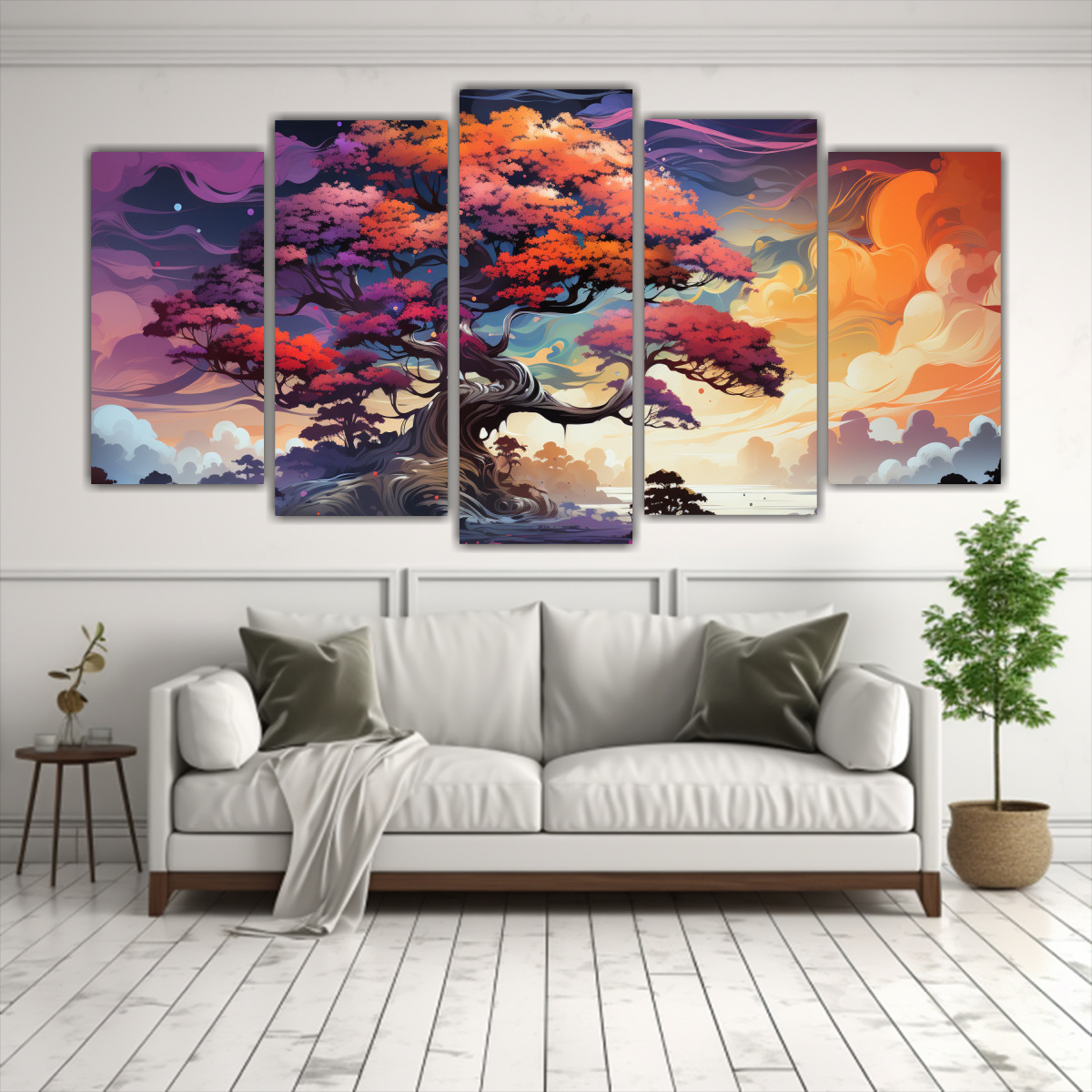 cuadro-decorativo-moderno-rectangular-con-un-rbol-de-cipr-s-en-colores-del-arco-ris-con-atm-sfera-neonoir-neo-1-1