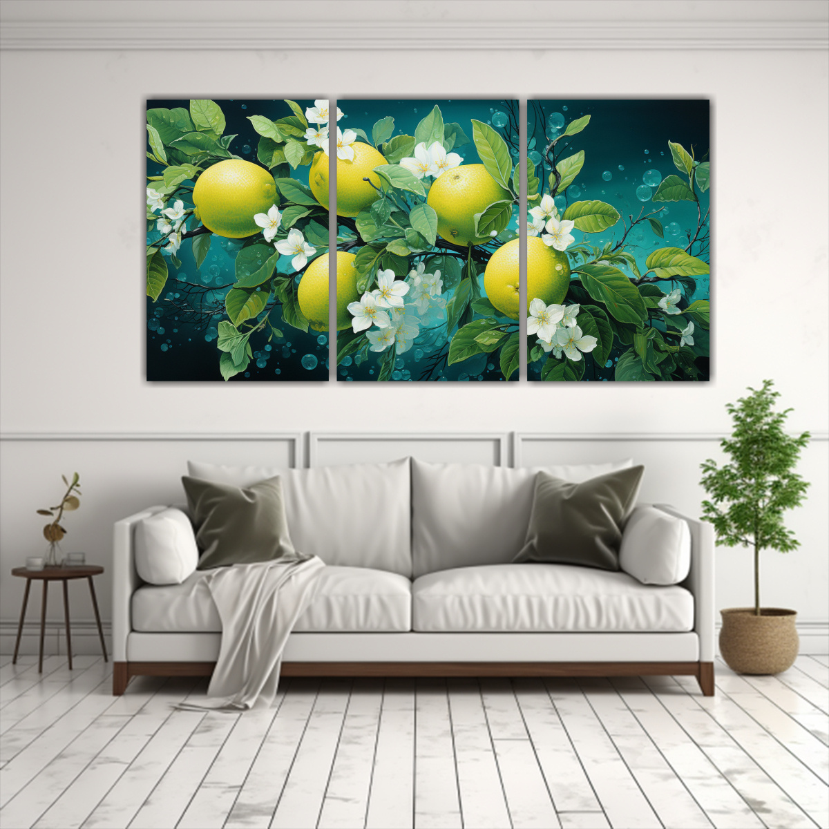 cuadro-decorativo-set-3-lienzos-finas-l-neas-originalidad-rbol-de-lim-n-en-verde-y-blanco-atmosfera-neonoir-1