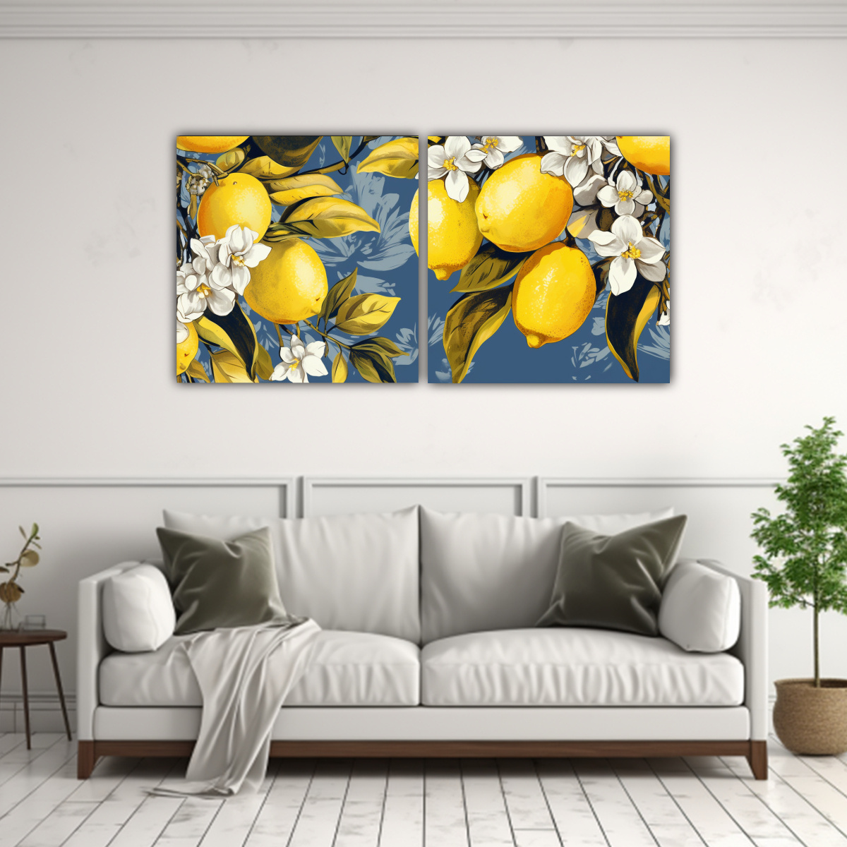 cuadro-doble-en-bastidor-dibujo-limonero-en-amarillo-y-blanco-ambiente-neonoir-1-1